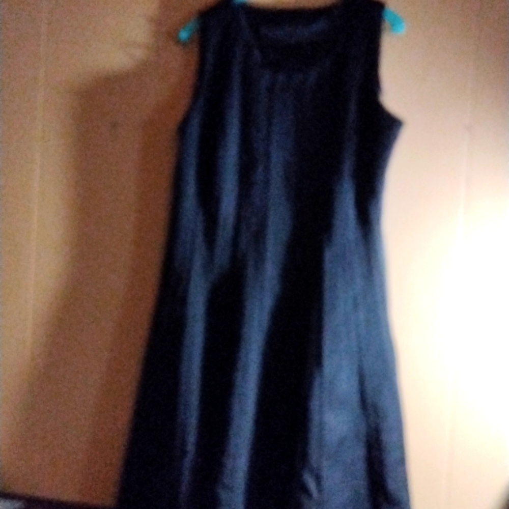 A black SANDRA DARREN dress